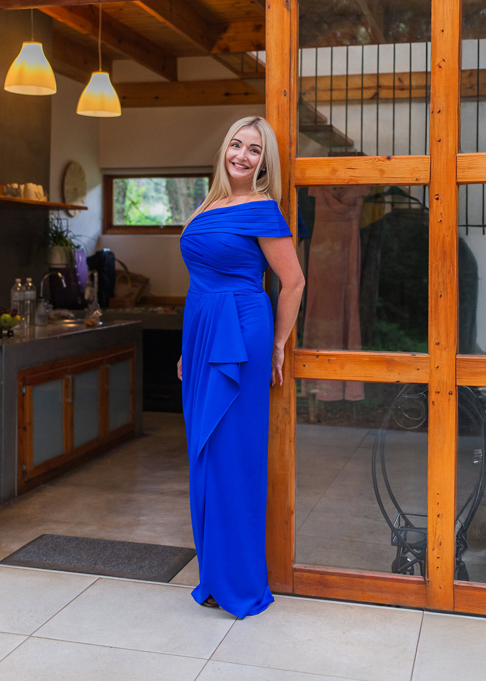 Elegant royal blue gown