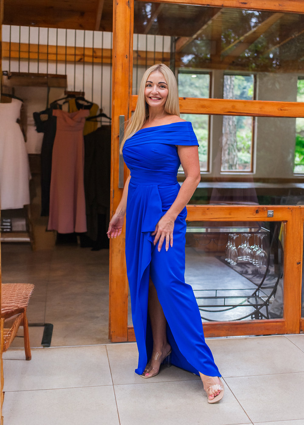 Elegant royal blue gown
