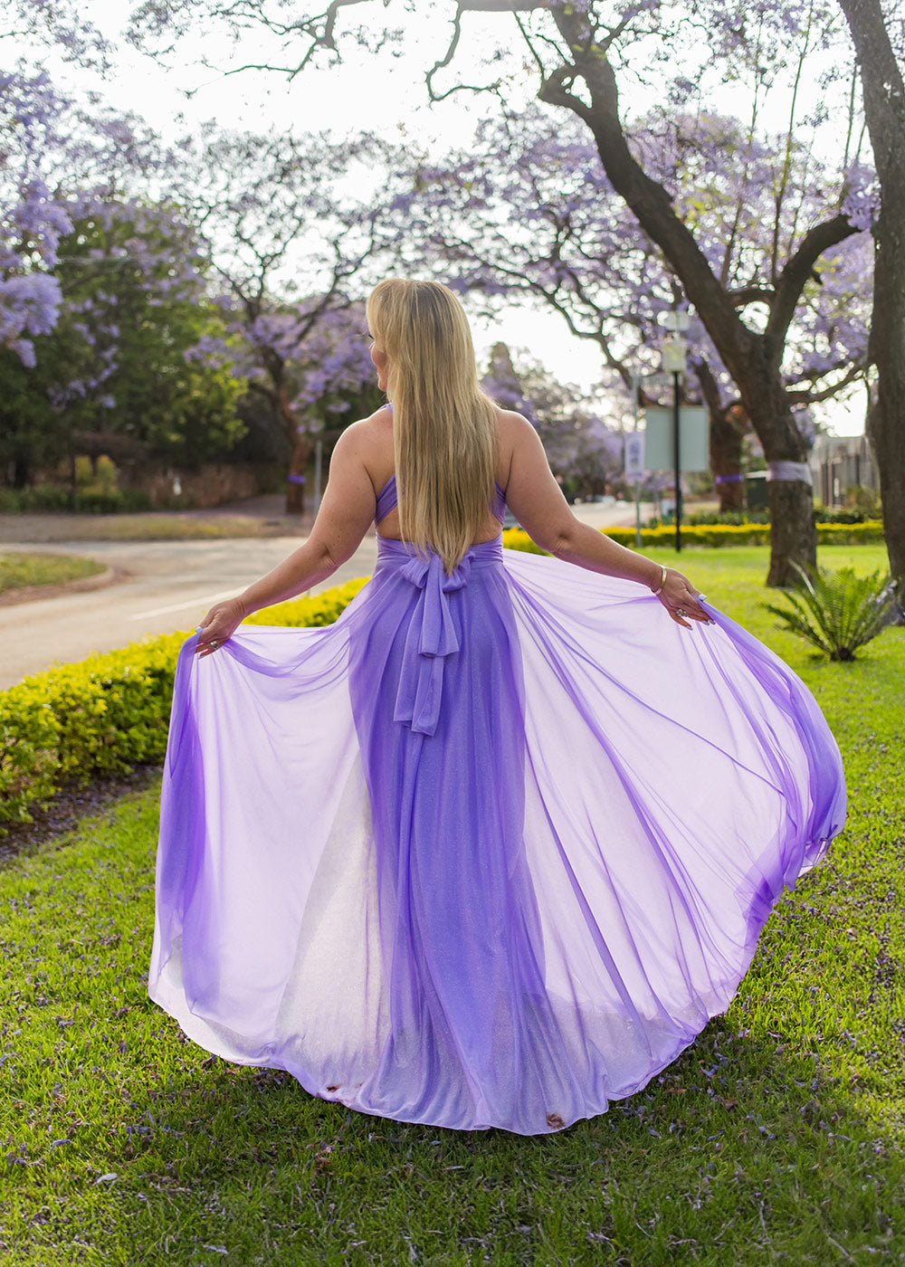 Sleeveless Elegant Maxi Tulle Dress