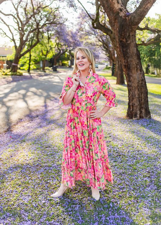 FLORAL FREEDOM SUMMER DRESS