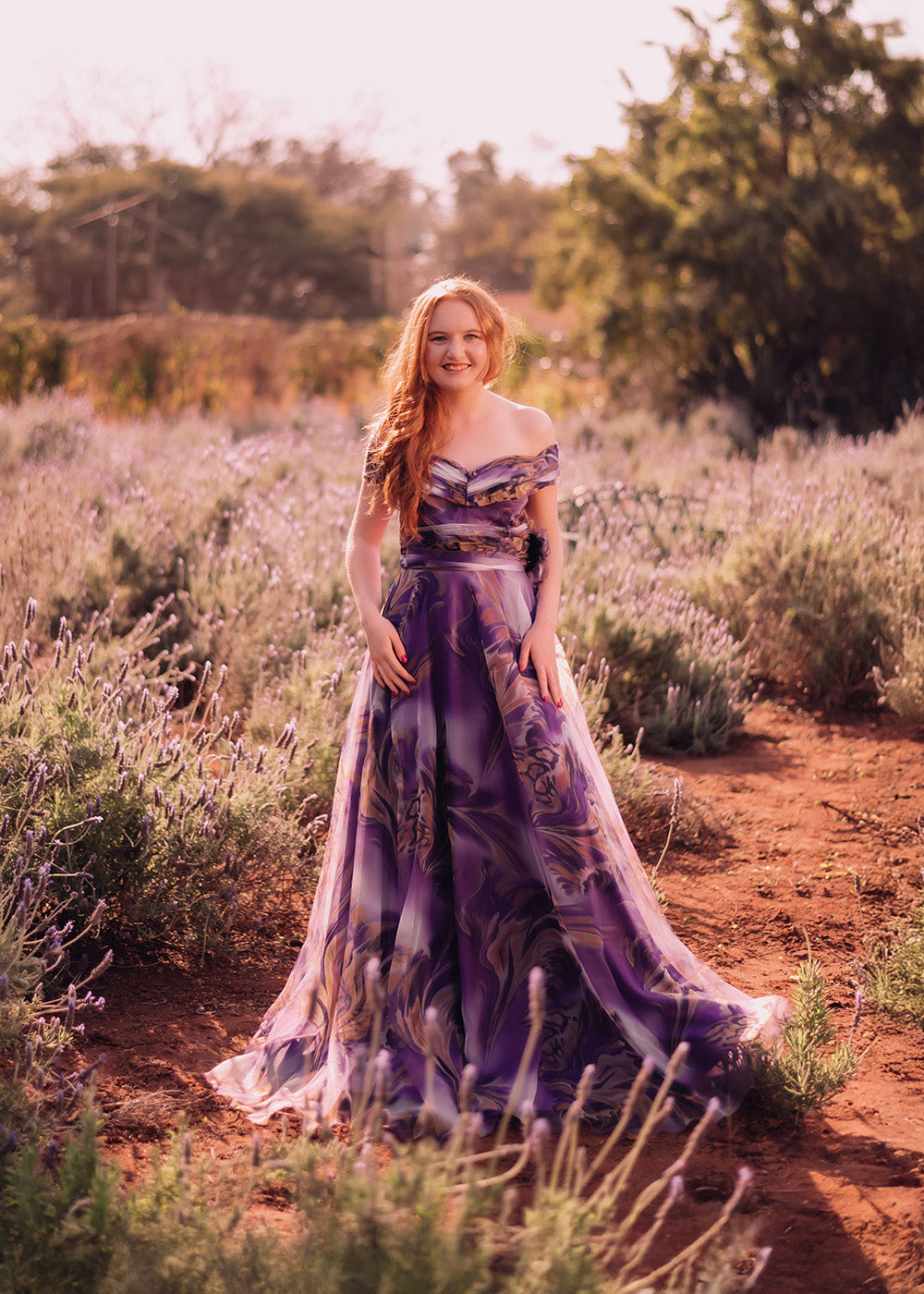 Lavender Mirage Ballgown