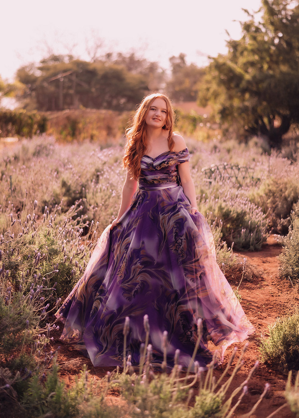 Lavender Mirage Ballgown