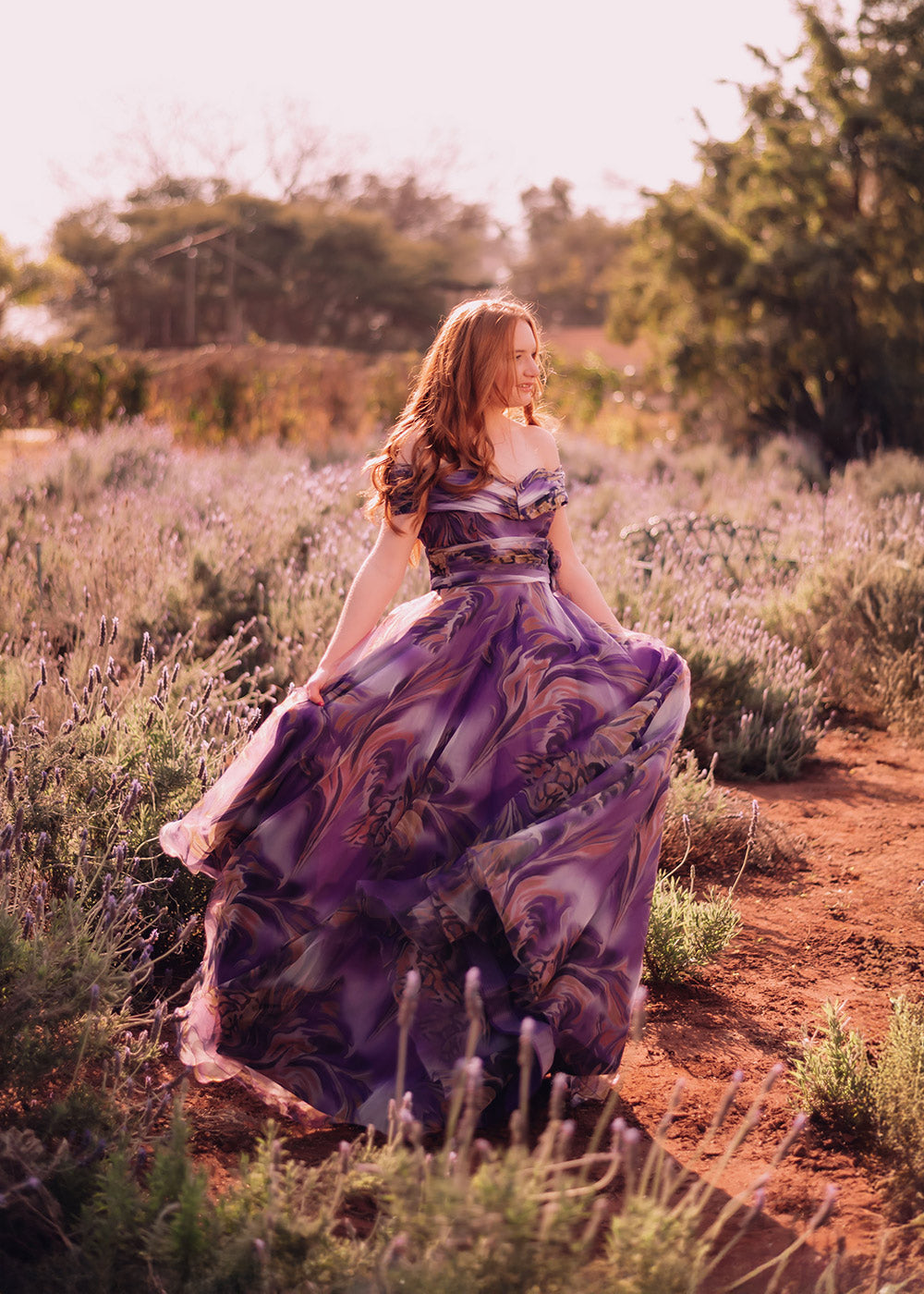 Lavender Mirage Ballgown